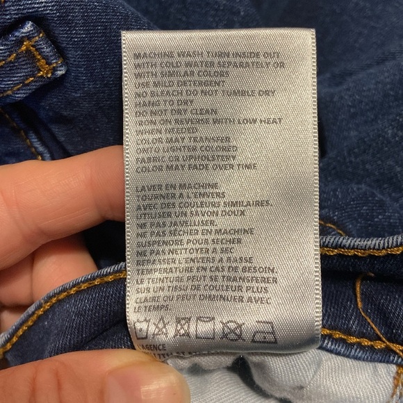 L’AGENCE “Brigitte” Skinny Mid-Rise Jeans Blue Denim Dark Wash Size 27” x 28” - Picture 8 of 15